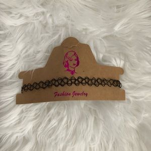 Black tattoo choker